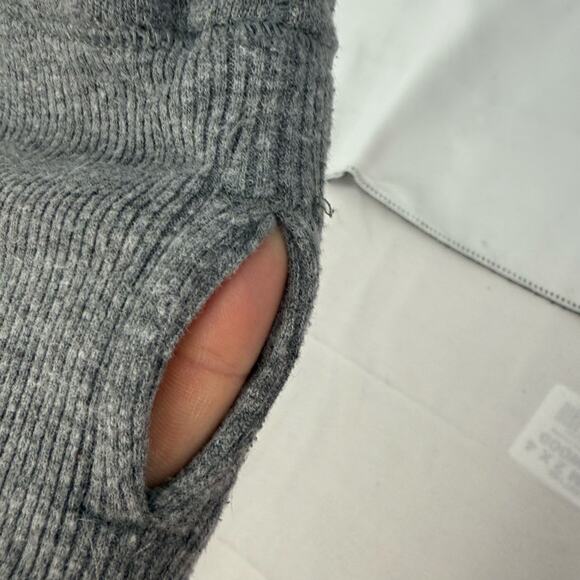 JanSport Marshall University Half Zip Sweatshirt Womens Small Gray Green Team - Picture 6 of 7